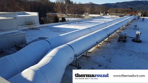 Thermaround Outdoor Duct System - Virtually Seamless Round Ductwork ...